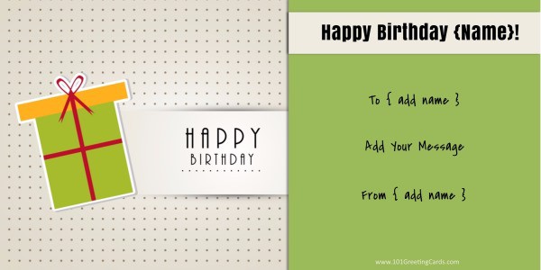 greeting card maker to customize birthday cards