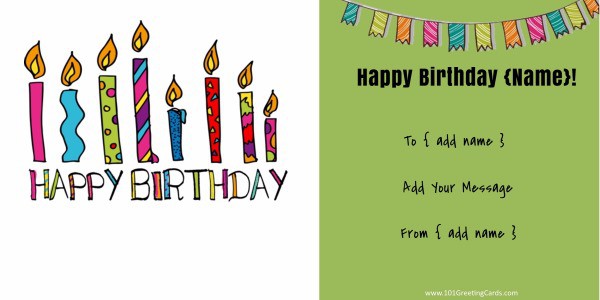 happy birthday card