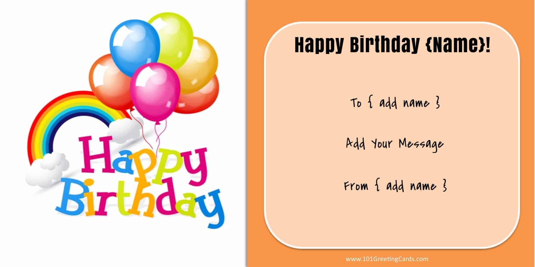 Free Printable Birthday Card Maker