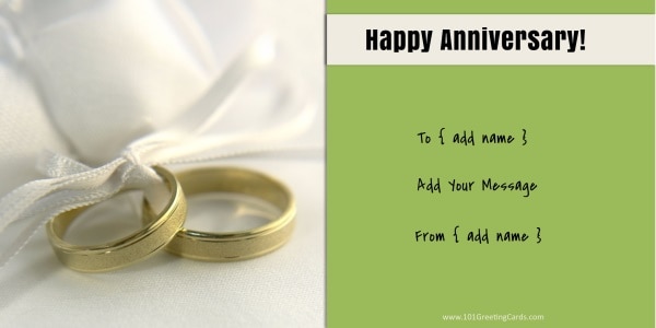 printable anniversary card that can be personalized