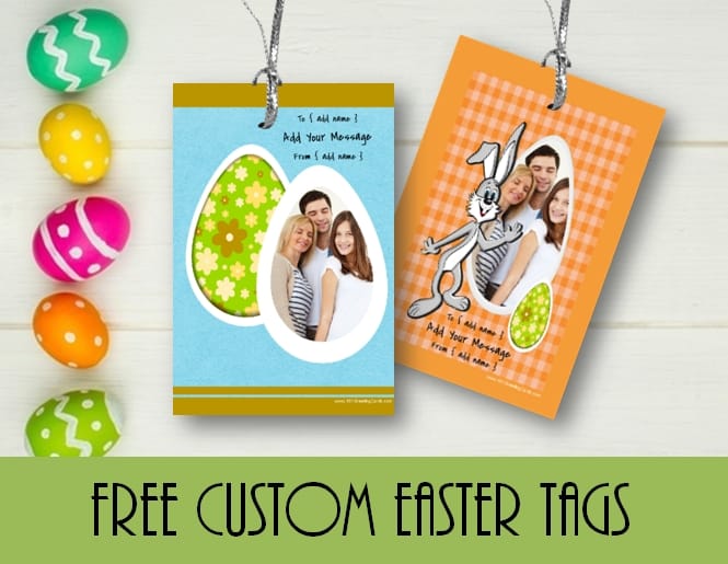 custom Easter gift tags