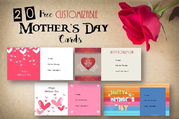 Free printable Mother's Day cards