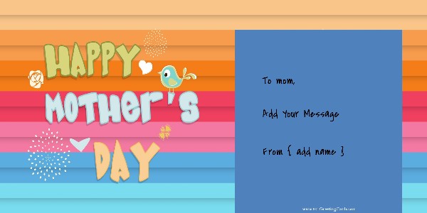 Happy Mother's Day card